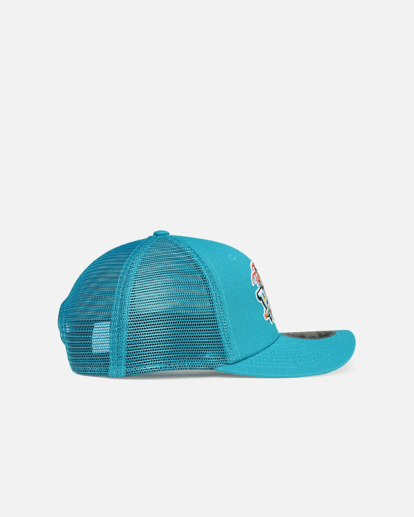 New Era Detroit Pistons 'HWC' 9SEVENTY Trucker Stretch Snapback Turquoise sold by Culture Kings product image thumbnail 3