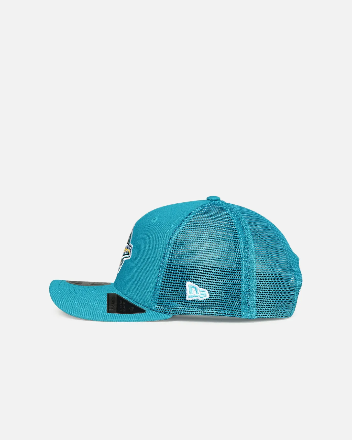 New Era Detroit Pistons 'HWC' 9SEVENTY Trucker Stretch Snapback Turquoise sold by Culture Kings product image thumbnail 4