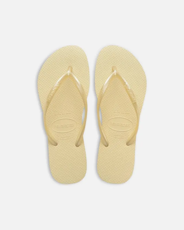 Havaianas Women's Slim Basic Thongs Butter sold by Culture Kings