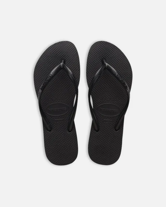 Havaianas Women's Slim Basic Thongs Black sold by Culture Kings