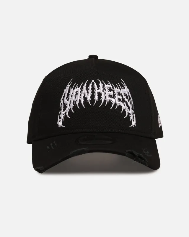 New Era New York Yankees 'Hardcore Arch' 9FORTY A-Frame Snapback Black/White sold by Culture Kings