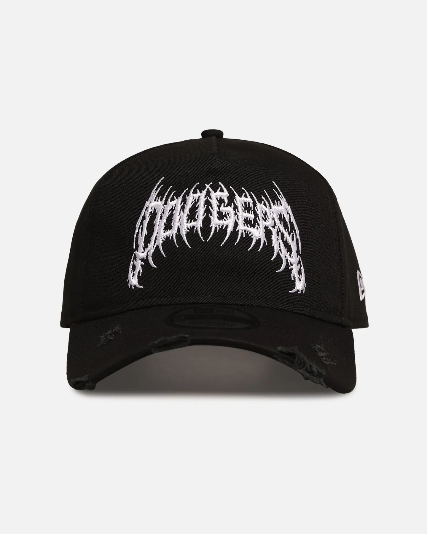 New Era Los Angeles Dodgers 'Hardcore Arch' 9FORTY A-Frame Snapback Black/White sold by Culture Kings