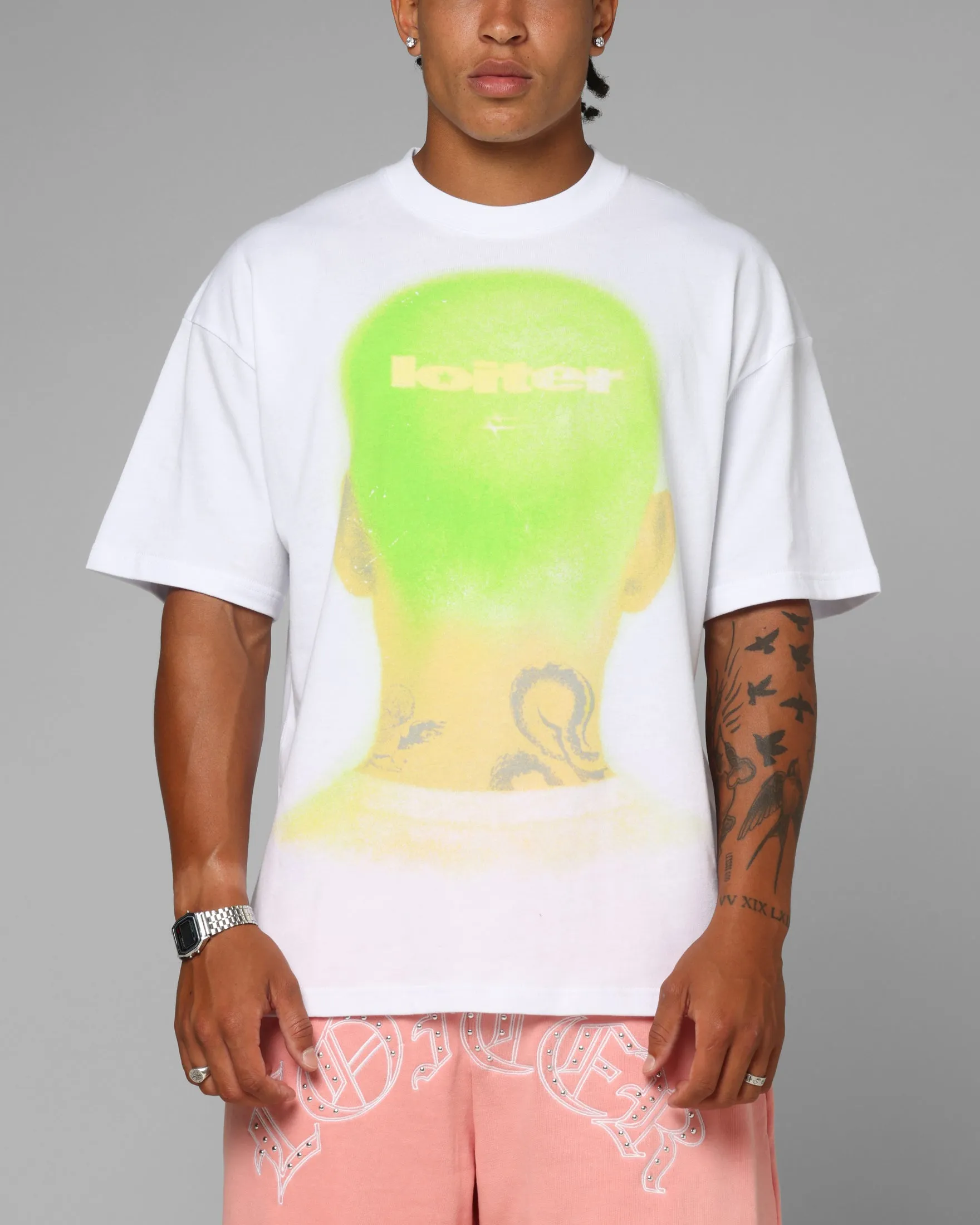 Loiter Backview T-Shirt White sold by Culture Kings