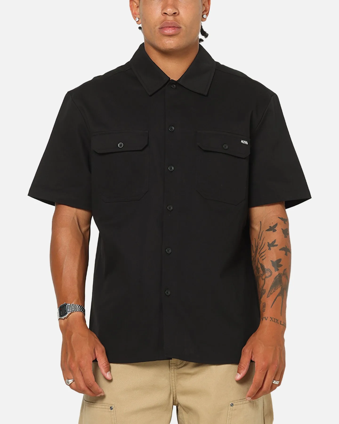 Von Dutch Button Up Shirt Black sold by Culture Kings product image thumbnail 2