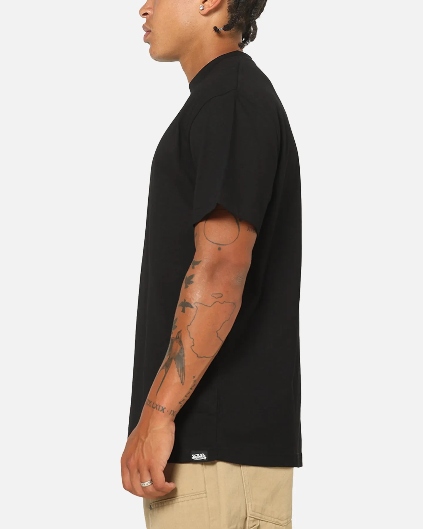 Von Dutch Distressed Embroidered Patch T-Shirt Black sold by Culture Kings product image thumbnail 5
