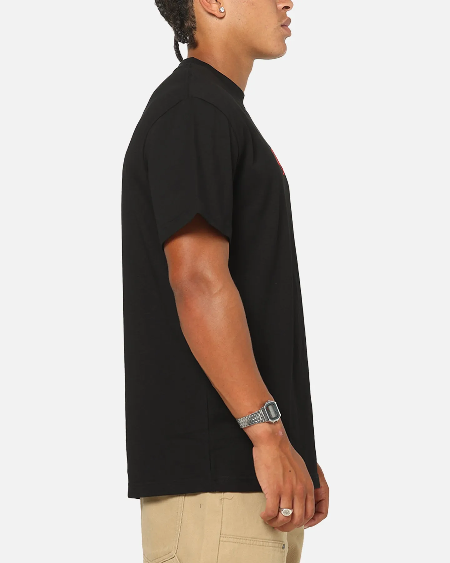 Von Dutch Distressed Embroidered Patch T-Shirt Black sold by Culture Kings product image thumbnail 4