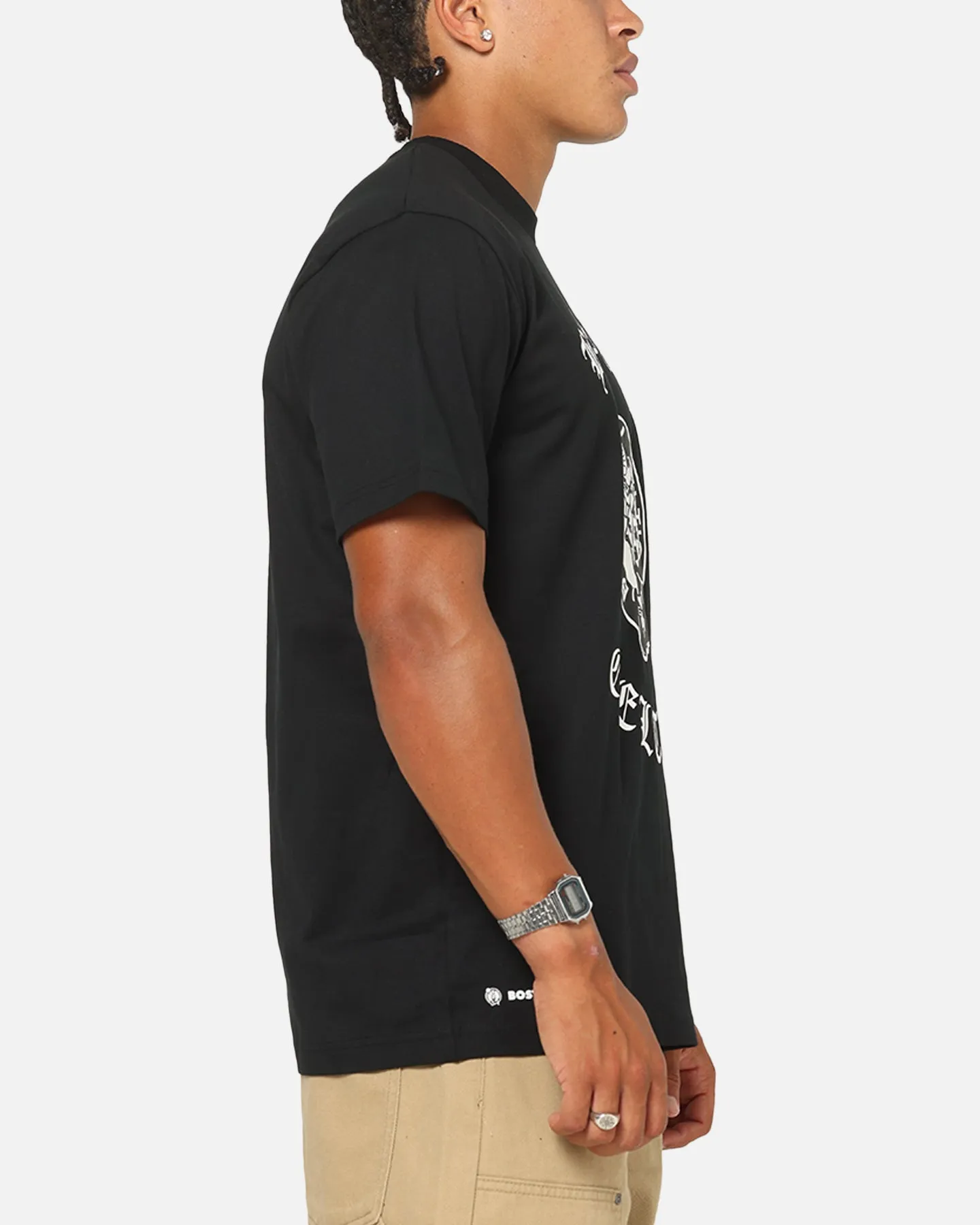 New Era Boston Celtics Gothic Oversized T-Shirt Black sold by Culture Kings product image thumbnail 4