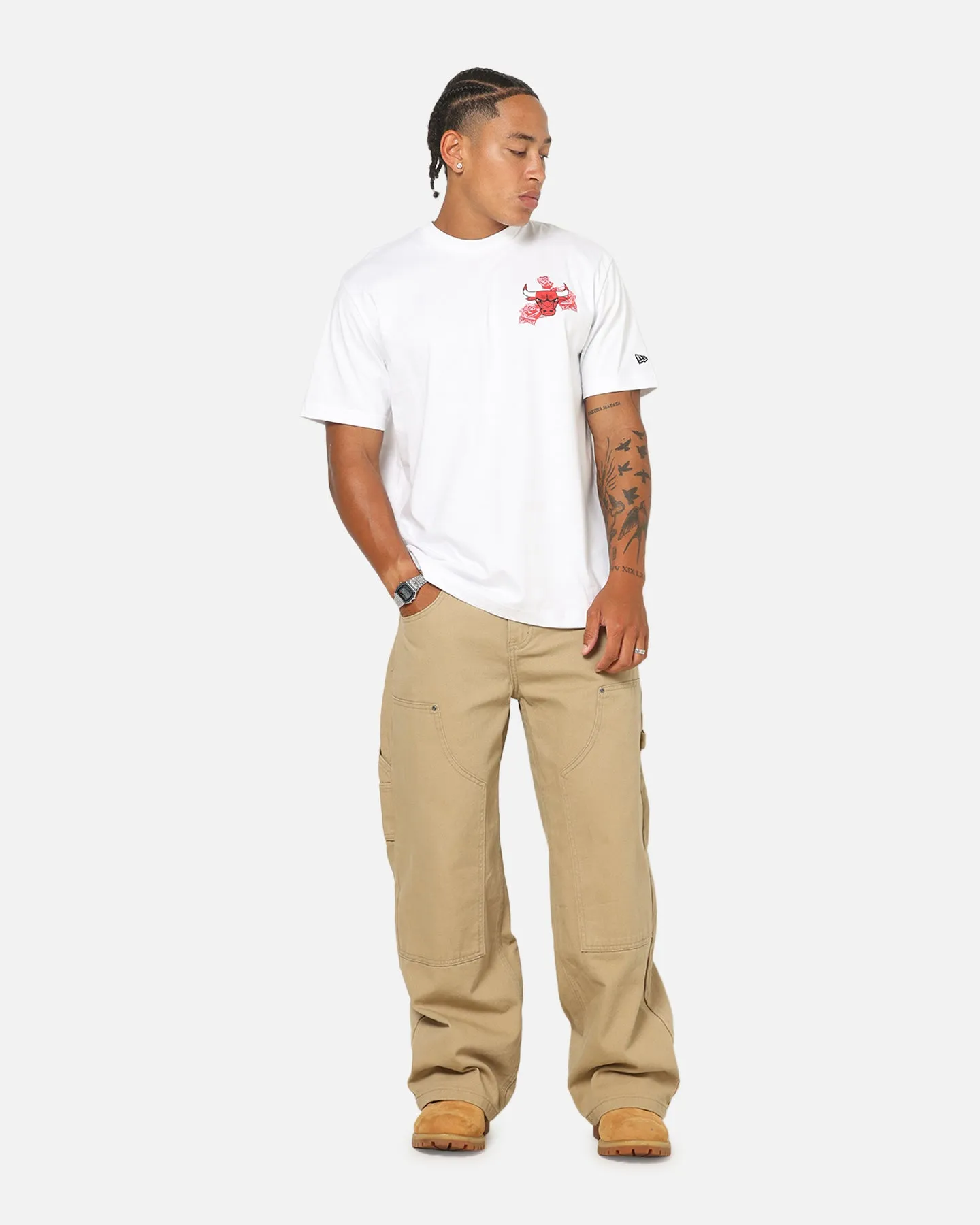 New Era Chicago Bulls Rose Oversized T-Shirt White sold by Culture Kings product image thumbnail 4