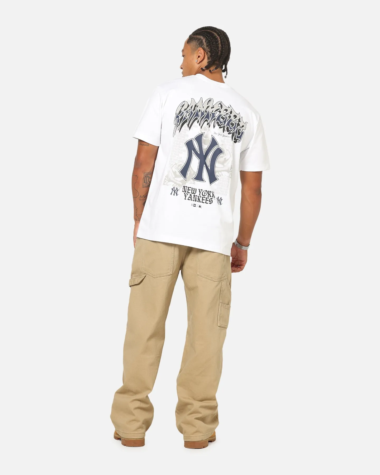 New Era New York Yankees Rose Oversized T-Shirt White sold by Culture Kings product image thumbnail 3