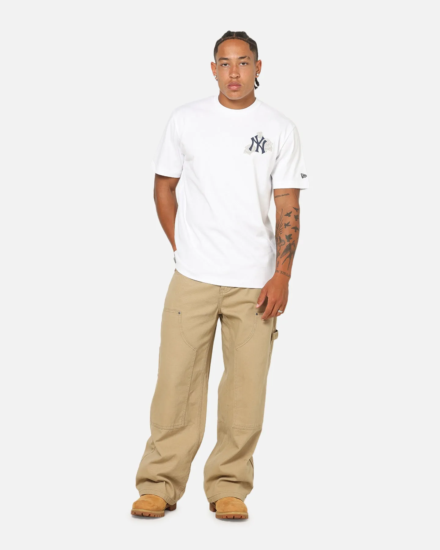 New Era New York Yankees Rose Oversized T-Shirt White sold by Culture Kings product image thumbnail 4