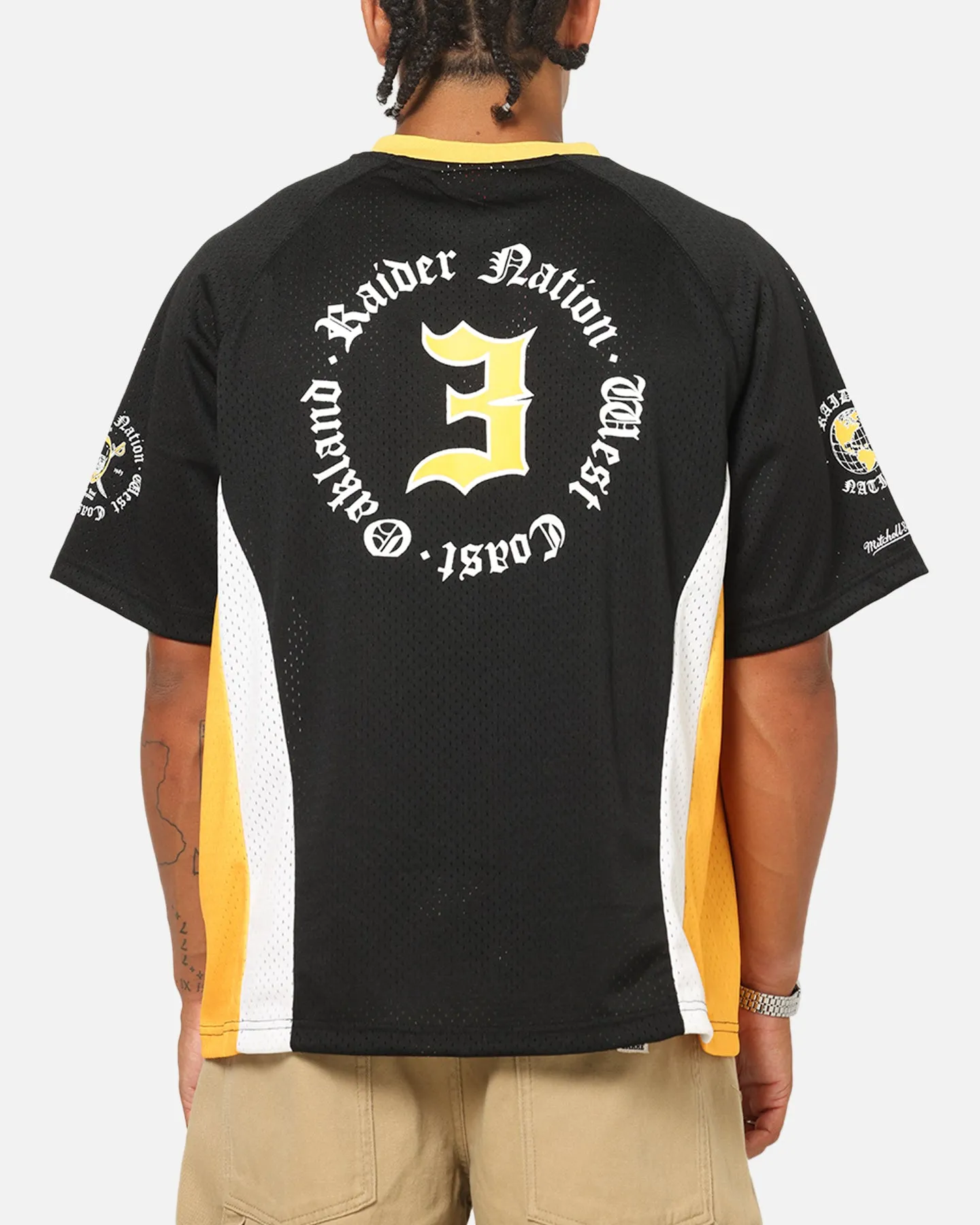 Mitchell & Ness Oakland Raiders Coast Jersey Black sold by Culture Kings product image thumbnail 2