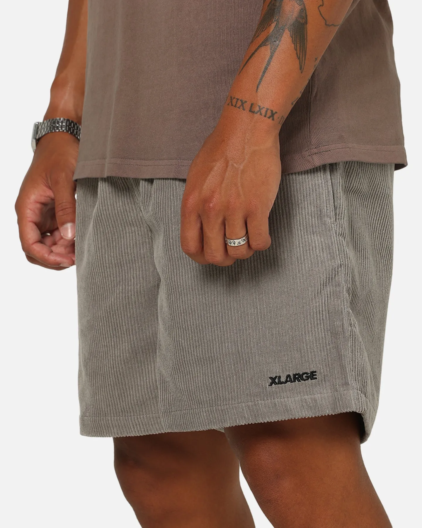 X-Large 91 Wide Corduroy Beach Shorts Pigment Grey sold by Culture Kings product image thumbnail 3