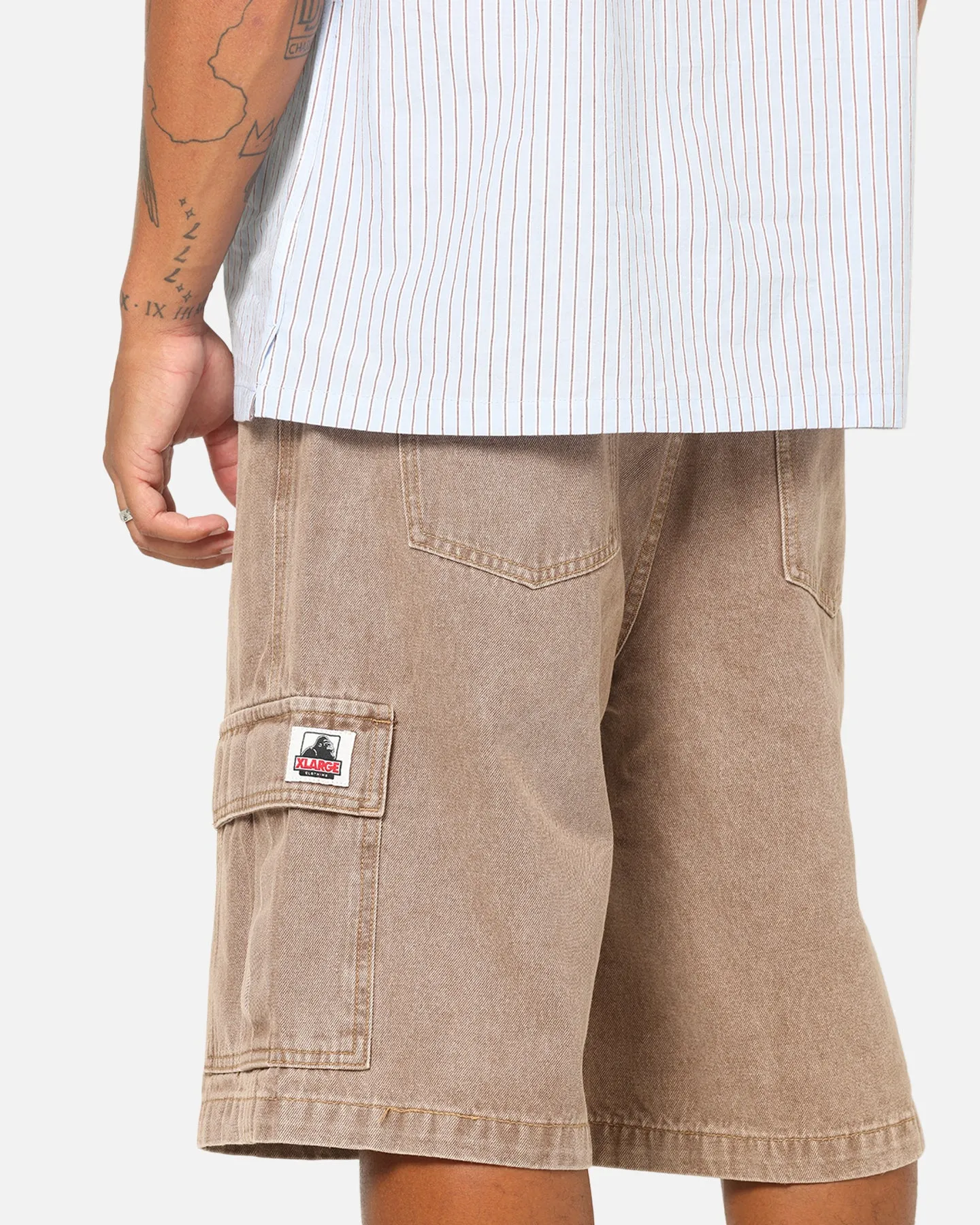 X-Large Baggy Cargo Denim 91 Shorts Smoke sold by Culture Kings product image thumbnail 3