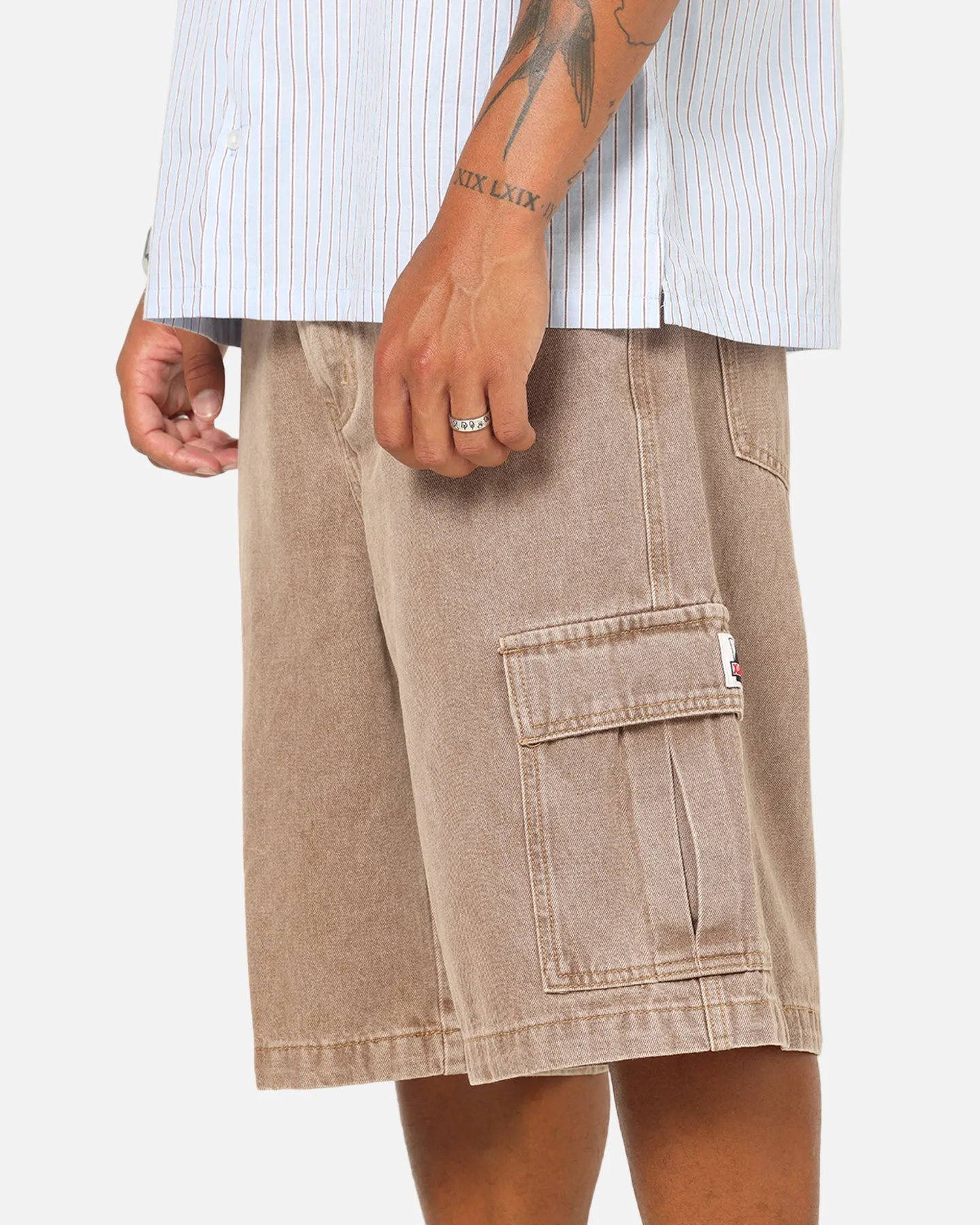 X-Large Baggy Cargo Denim 91 Shorts Smoke sold by Culture Kings product image thumbnail 4