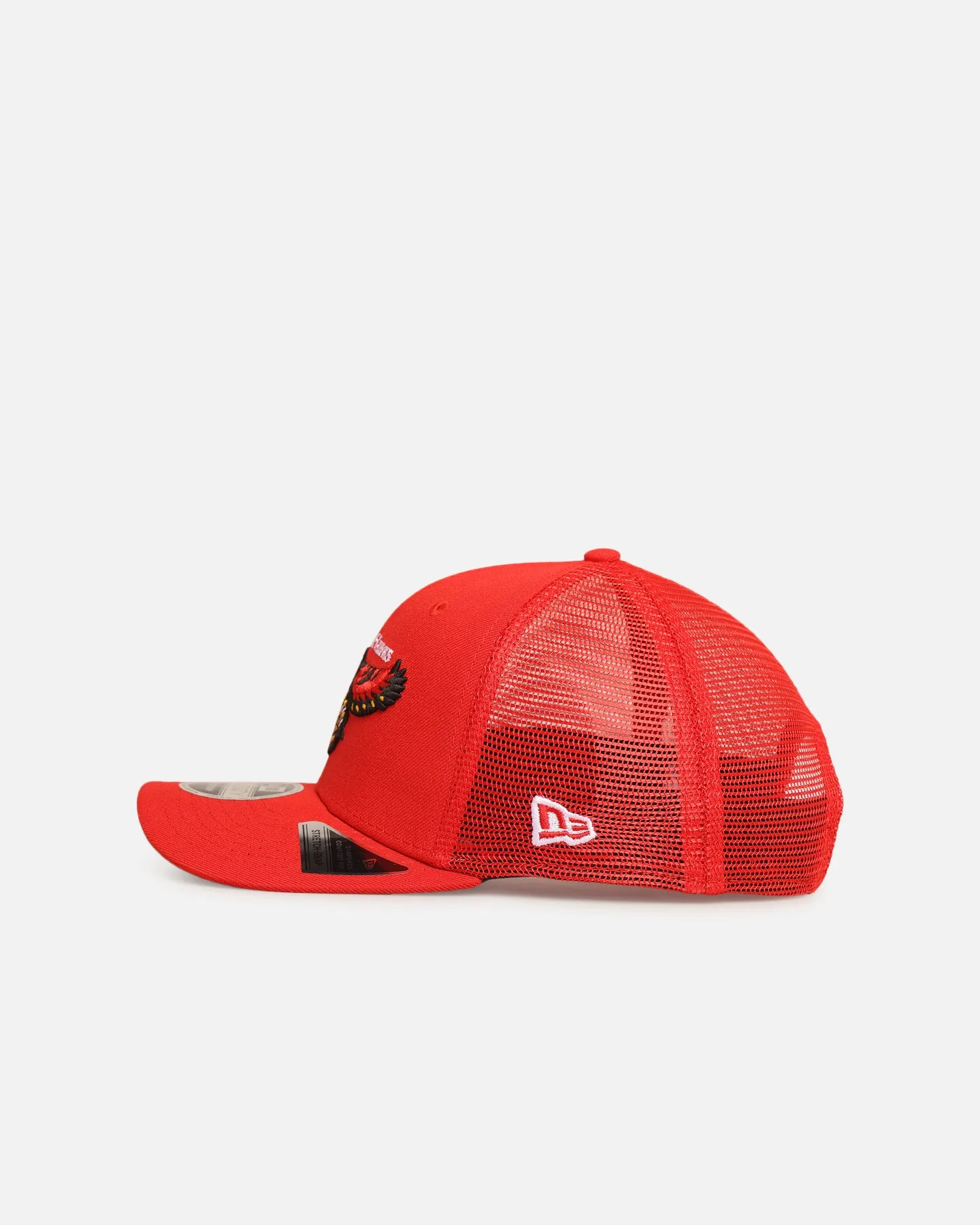 New Era Atlanta Hawks 'HWC' 9SEVENTY Trucker Stretch Snapback Red sold by Culture Kings product image thumbnail 4