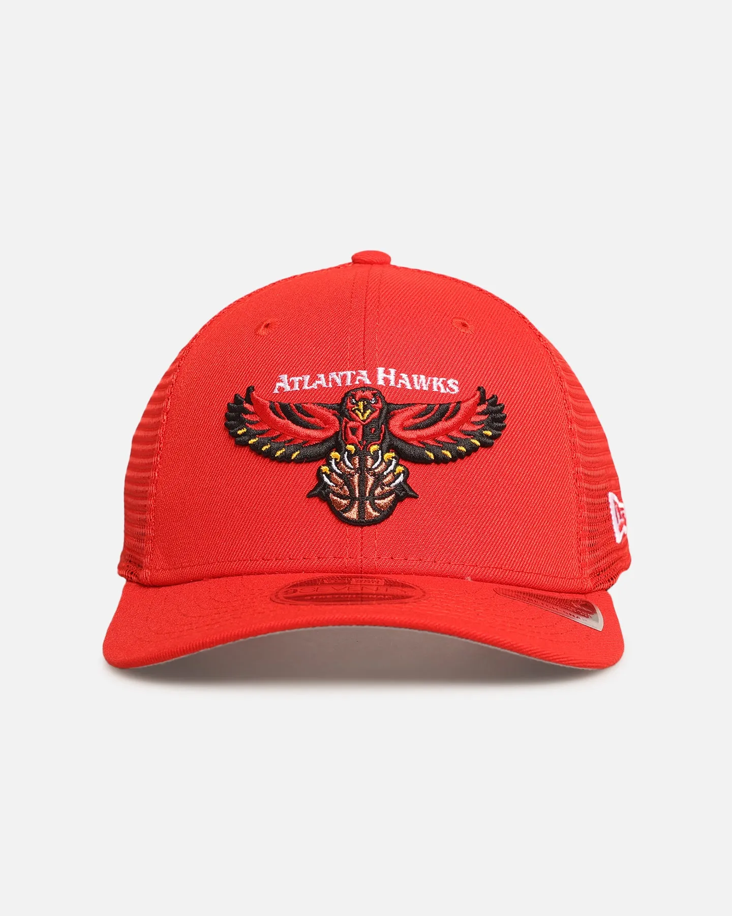New Era Atlanta Hawks 'HWC' 9SEVENTY Trucker Stretch Snapback Red sold by Culture Kings