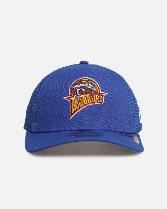 New Era Golden State Warriors 'HWC' 9SEVENTY Trucker Stretch Snapback Medium Blue sold by Culture Kings