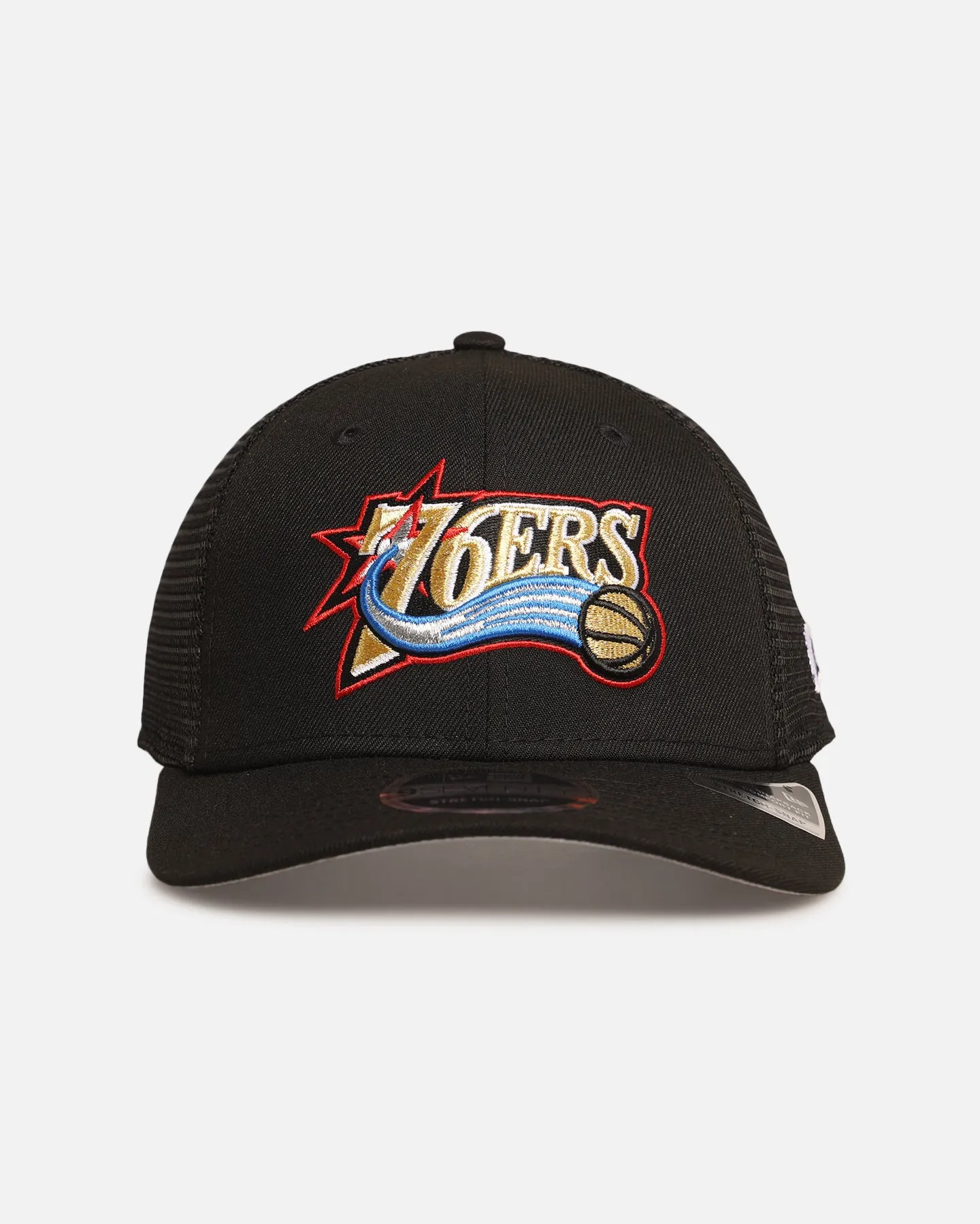 New Era Philadelphia 76ers 'HWC' 9SEVENTY Trucker Stretch Snapback Black sold by Culture Kings