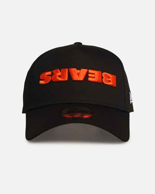 New Era Chicago Bears 'Upside Down Logo' 9FORTY A-Frame Snapback Black sold by Culture Kings