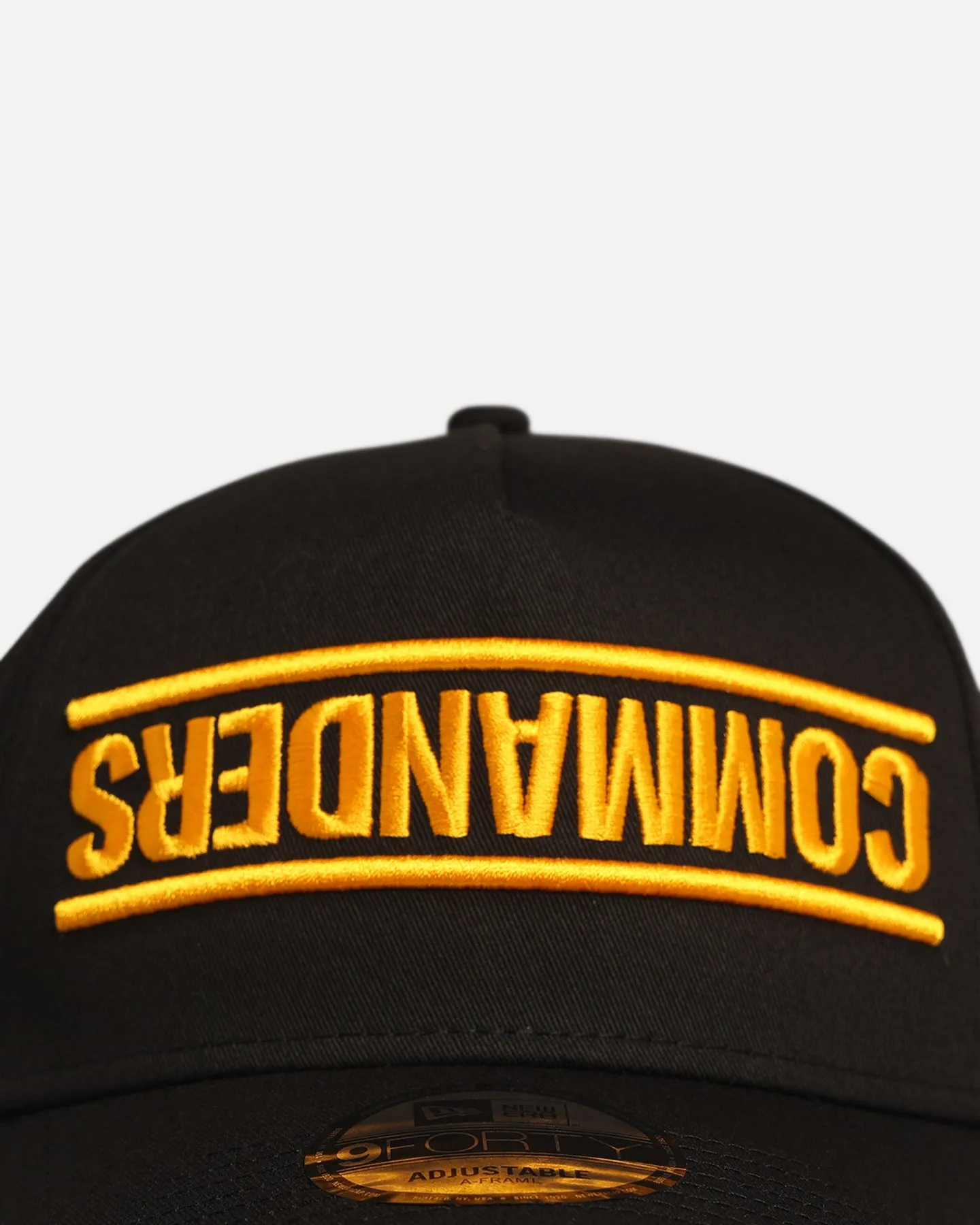 New Era Washington Commanders 'Upside Down Logo' 9FORTY A-Frame Snapback Black sold by Culture Kings product image thumbnail 5