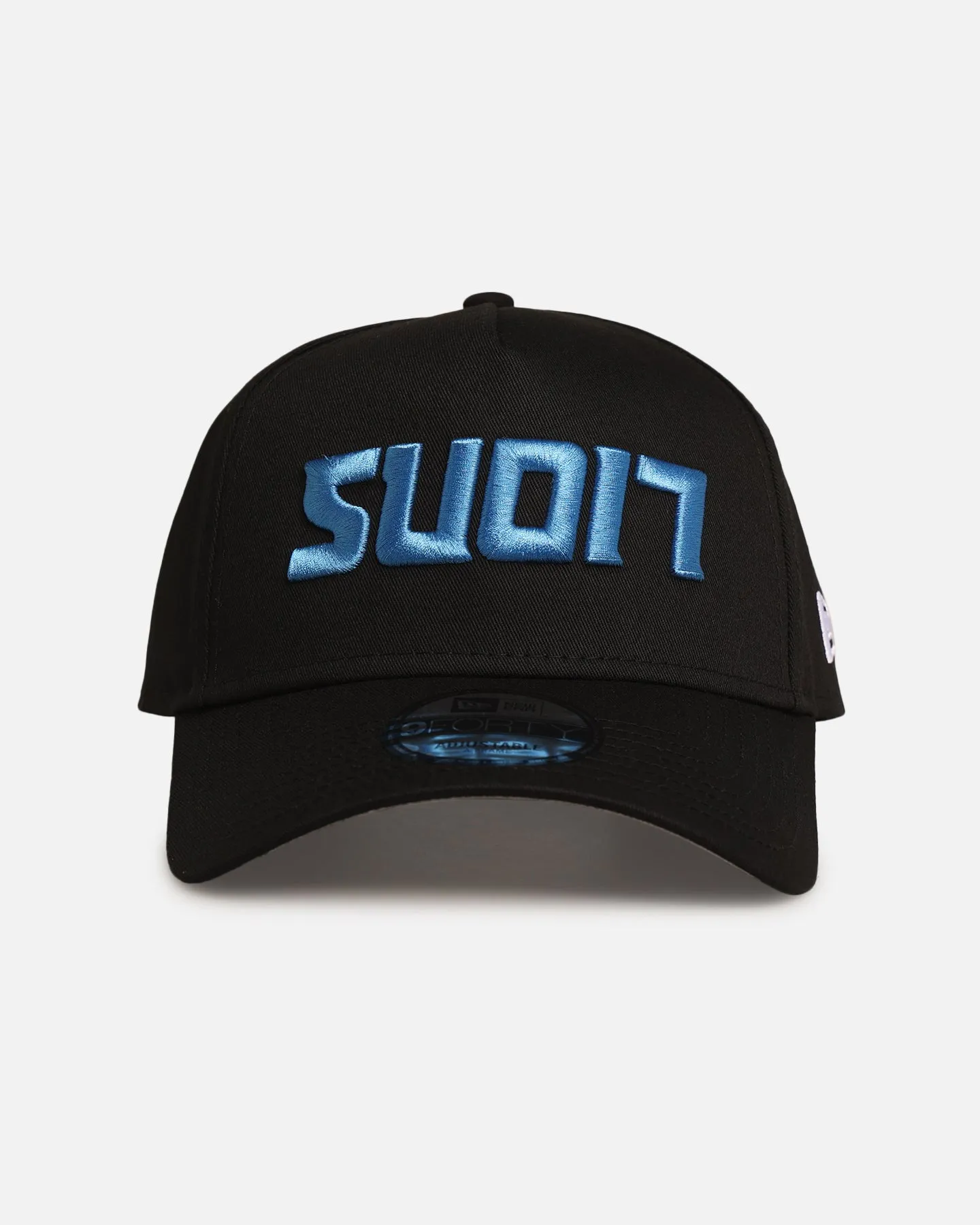 New Era Detroit Lions 'Upside Down Logo' 9FORTY A-Frame Snapback Black sold by Culture Kings
