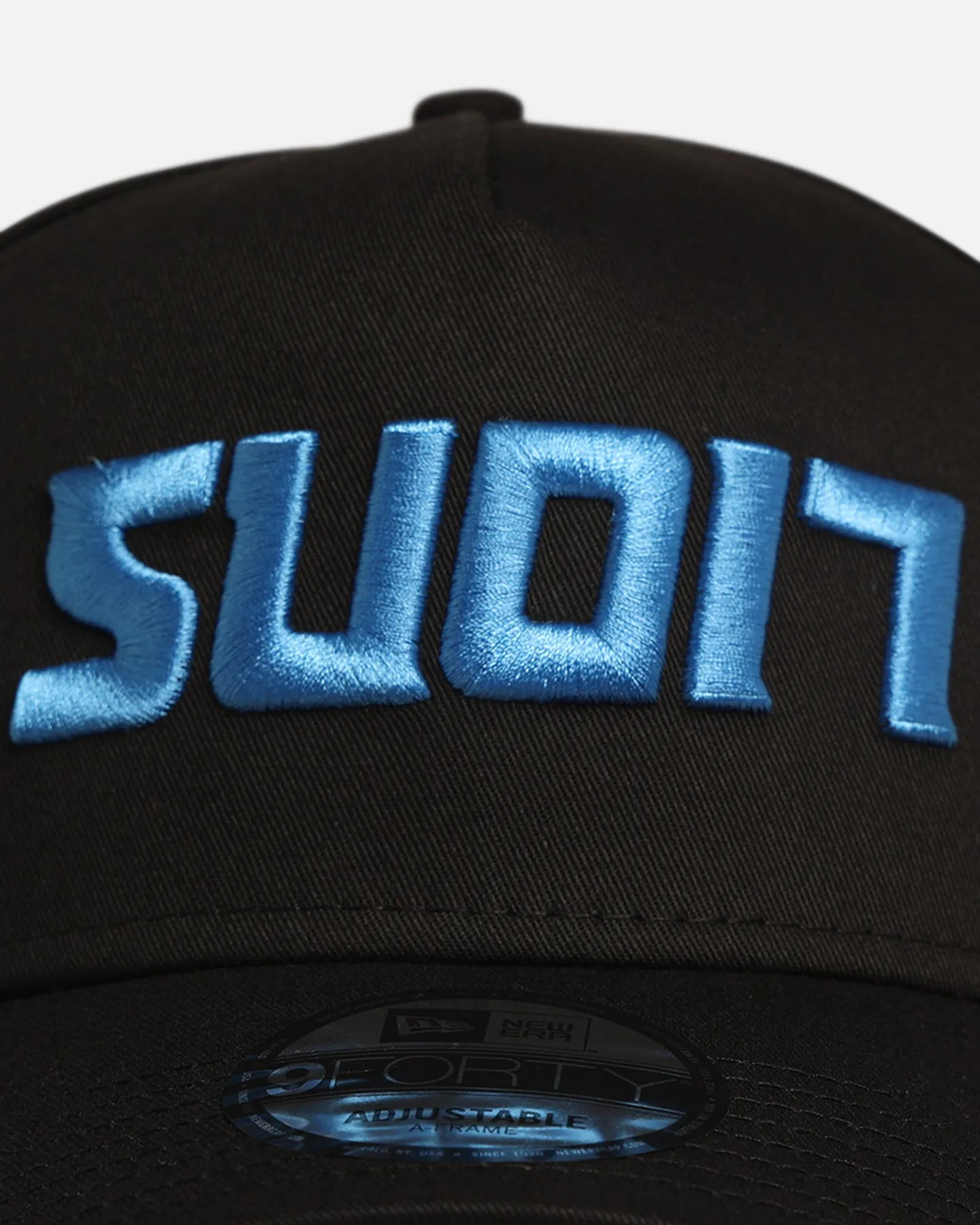 New Era Detroit Lions 'Upside Down Logo' 9FORTY A-Frame Snapback Black sold by Culture Kings product image thumbnail 5