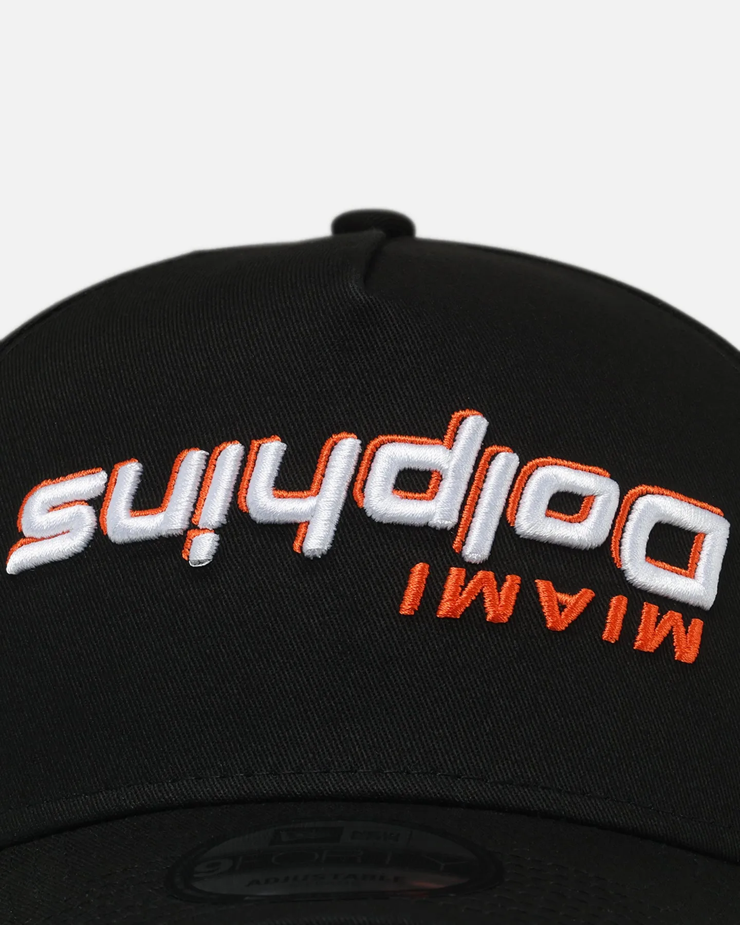 New Era Miami Dolphins 'Upside Down Logo' 9FORTY A-Frame Snapback Black sold by Culture Kings product image thumbnail 5