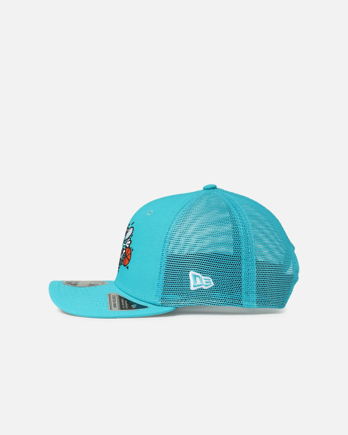 New Era Charlotte Hornets 'HWC' 9SEVENTY Trucker Stretch Snapback Turquoise sold by Culture Kings product image thumbnail 4