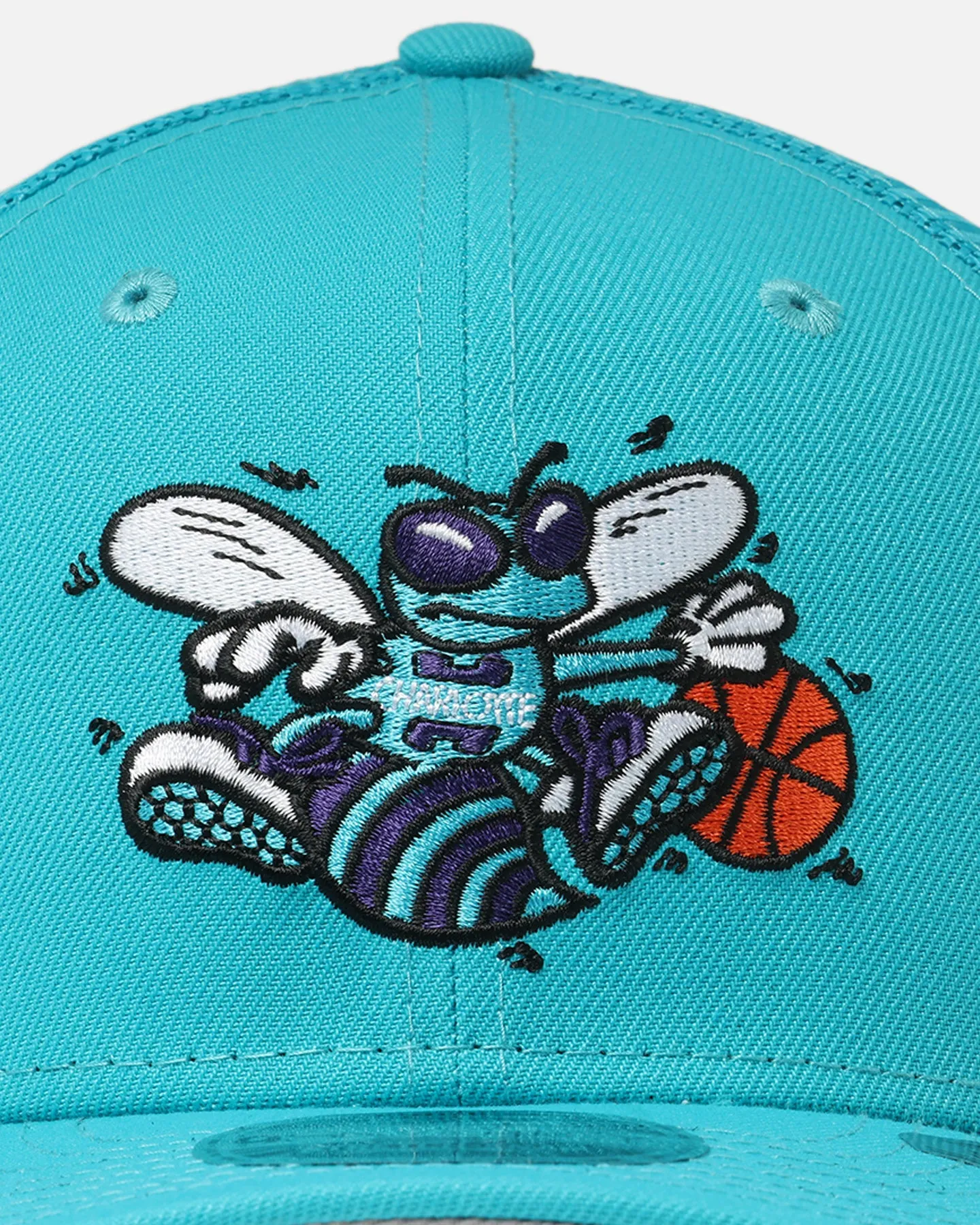New Era Charlotte Hornets 'HWC' 9SEVENTY Trucker Stretch Snapback Turquoise sold by Culture Kings product image thumbnail 5