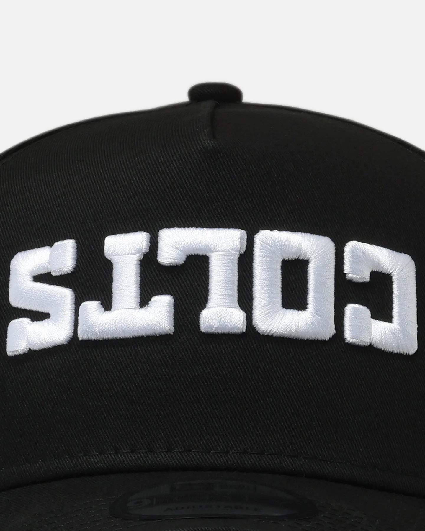 New Era Indianapolis Colts 'Upside Down Logo' 9FORTY A-Frame Snapback Black sold by Culture Kings product image thumbnail 5