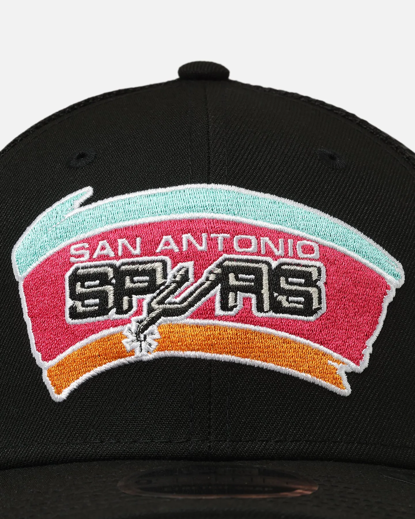 New Era San Antonio Spurs 'HWC' 9SEVENTY Trucker Stretch Snapback Black sold by Culture Kings product image thumbnail 5