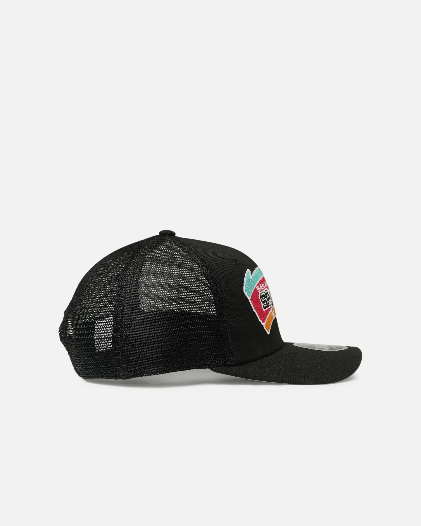 New Era San Antonio Spurs 'HWC' 9SEVENTY Trucker Stretch Snapback Black sold by Culture Kings product image thumbnail 3