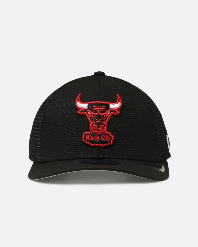 New Era Chicago Bulls 'HWC' 9SEVENTY Trucker Stretch Snapback Black made by New Era