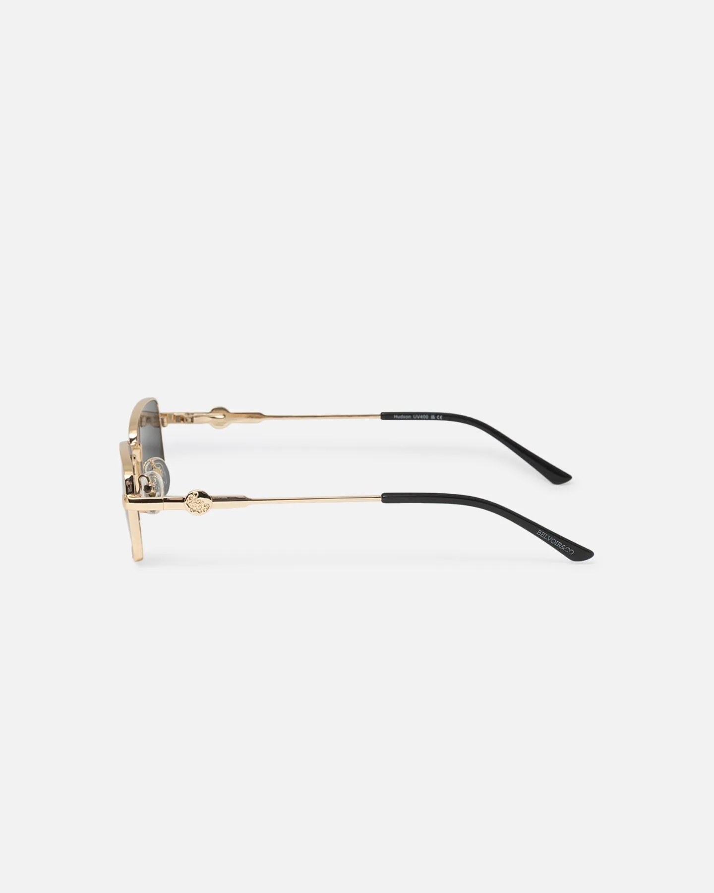 Belvoir & Co Hudson Sunglasses Black/Gold sold by Culture Kings product image thumbnail 4