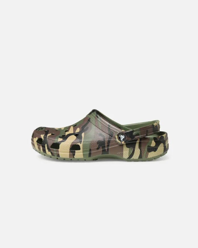 Crocs Camouflage Classic Clog Army Green sold by Culture Kings