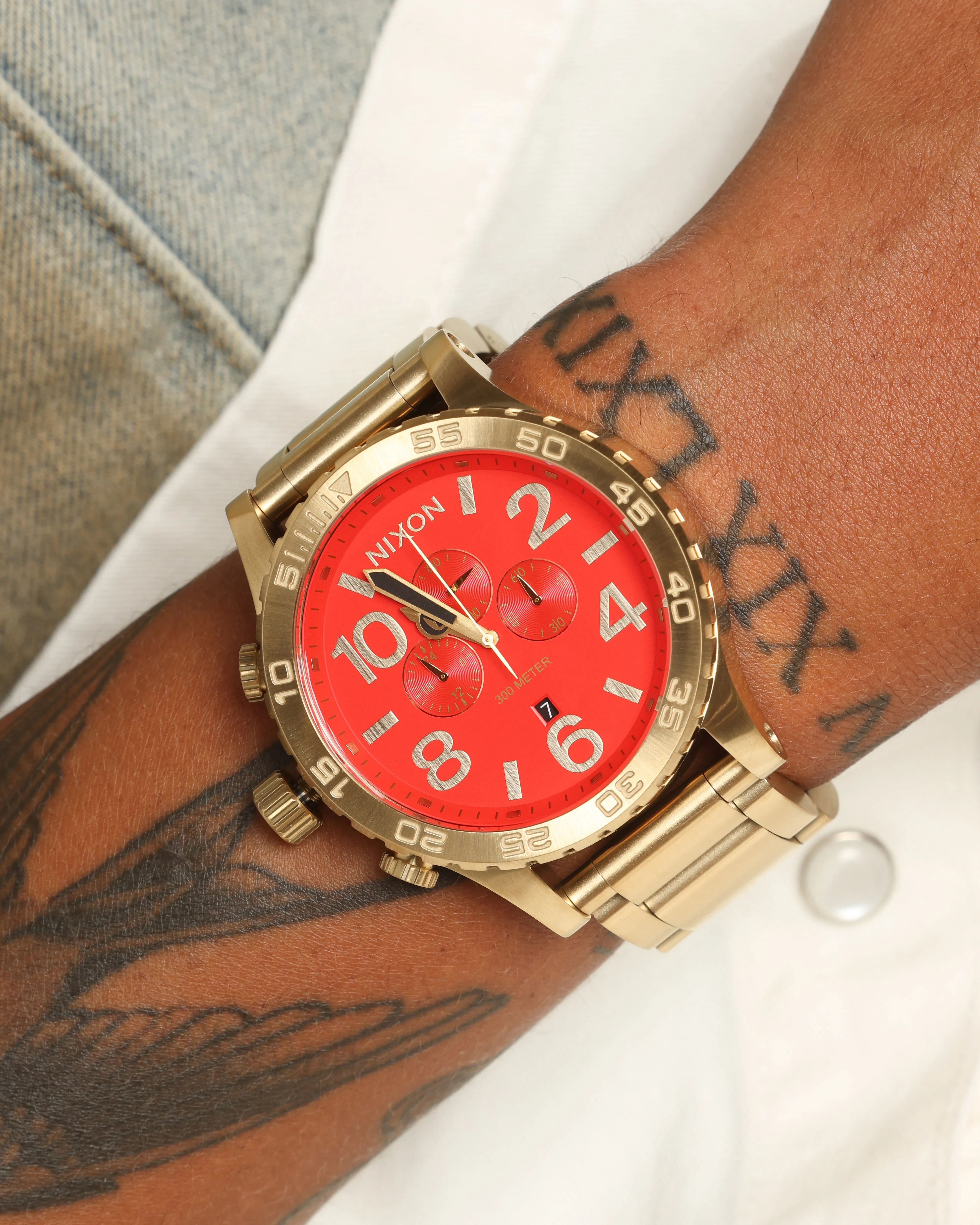 Nixon 51-30 Chrono Gold/Red sold by Culture Kings product image thumbnail 3