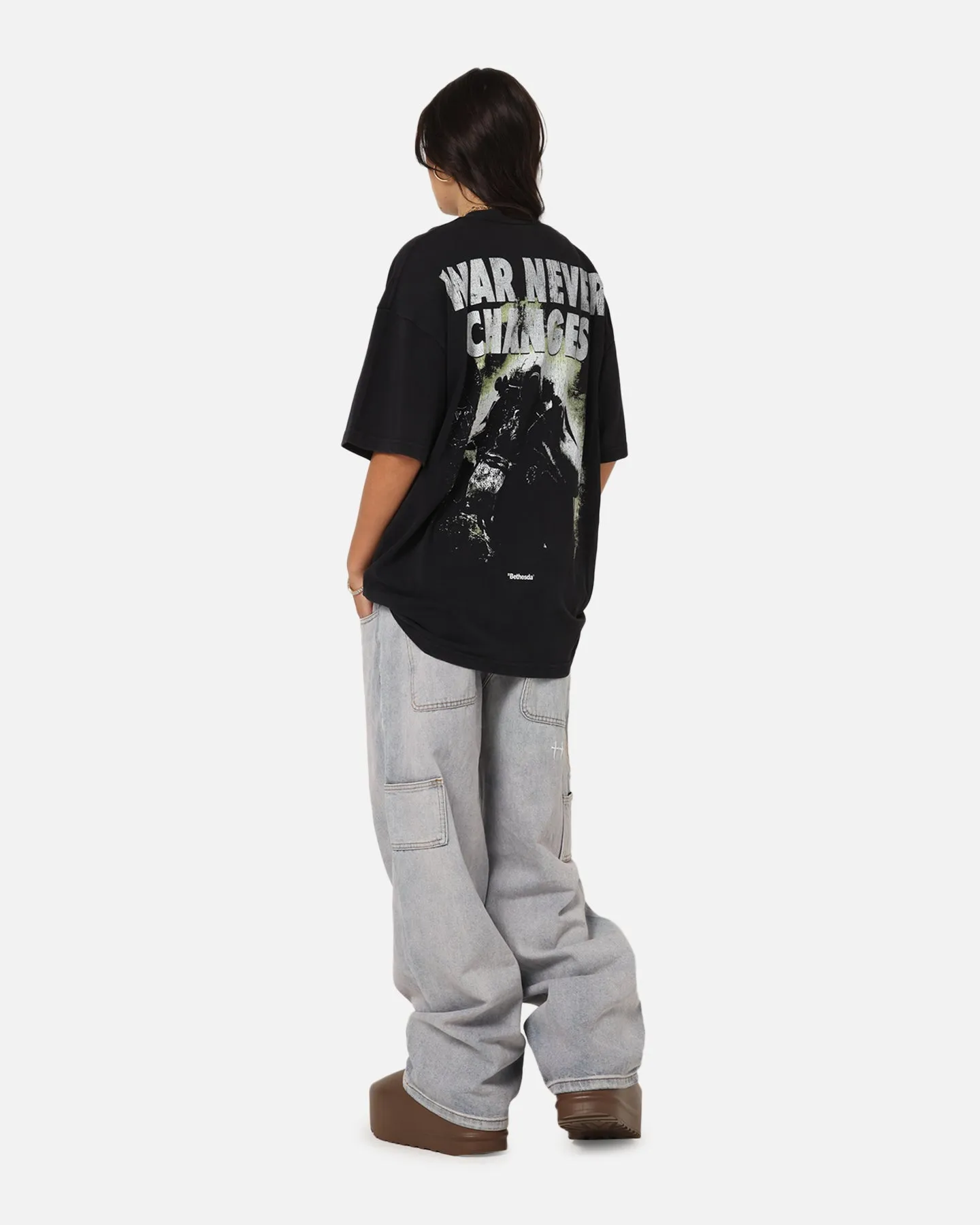 73Studio X Fallout '08 Fallout 3 Vintage T-Shirt Black Acidwash sold by Culture Kings product image thumbnail 4