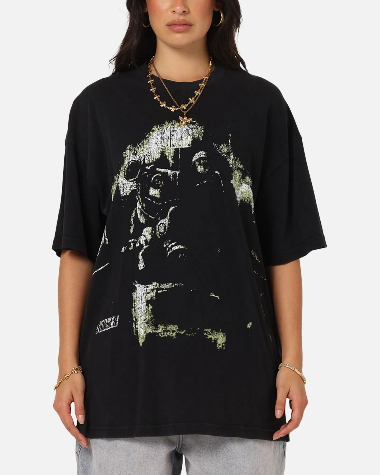 73Studio X Fallout '08 Fallout 3 Vintage T-Shirt Black Acidwash sold by Culture Kings