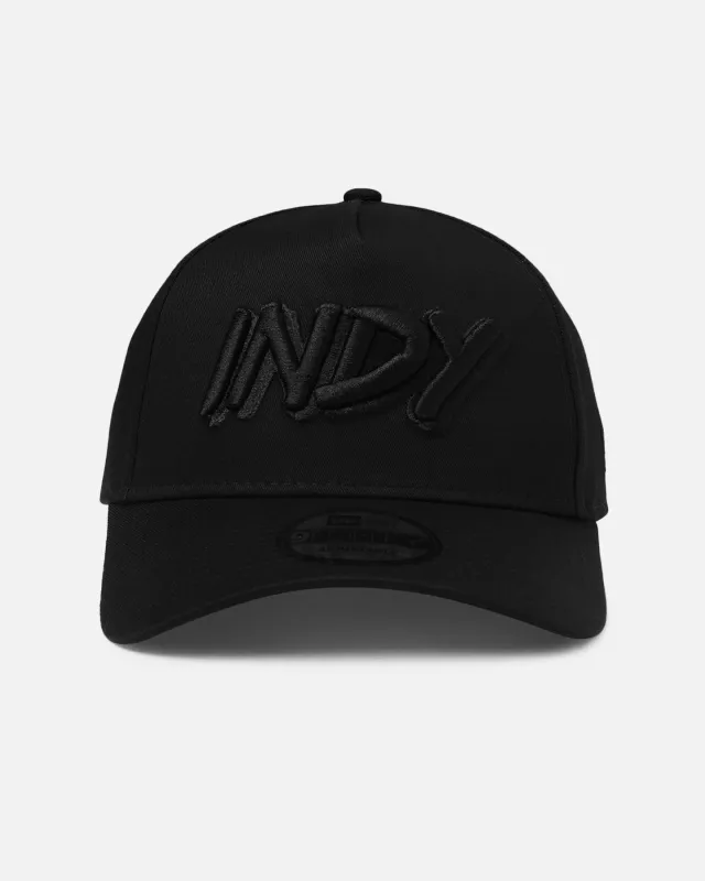 New Era Indiana Pacers 'NBA Black On Black' 9FORTY A-Frame Snapback Black sold by Culture Kings