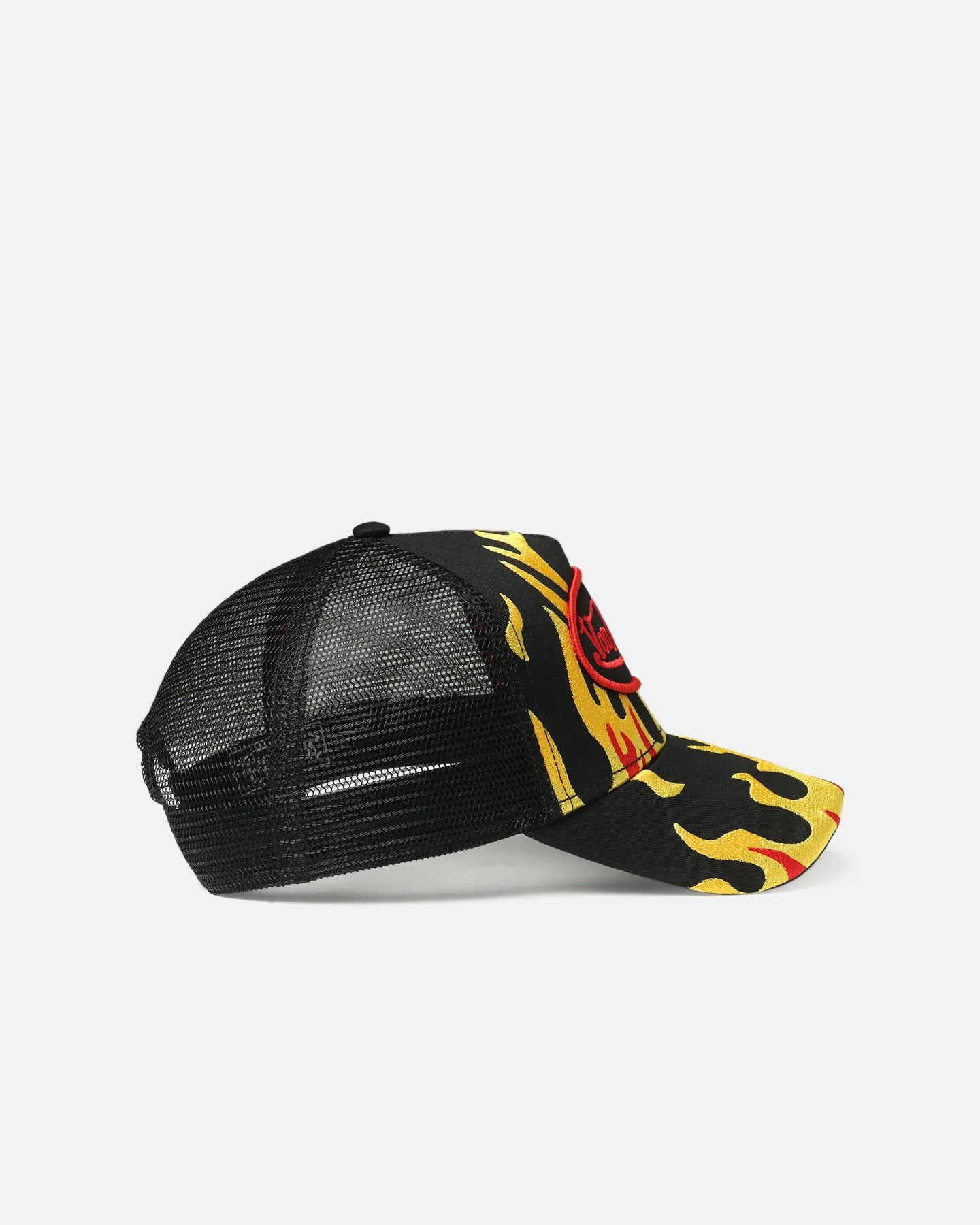 Von Dutch Fire Patch Trucker Snapback Black/Yellow sold by Culture Kings product image thumbnail 3