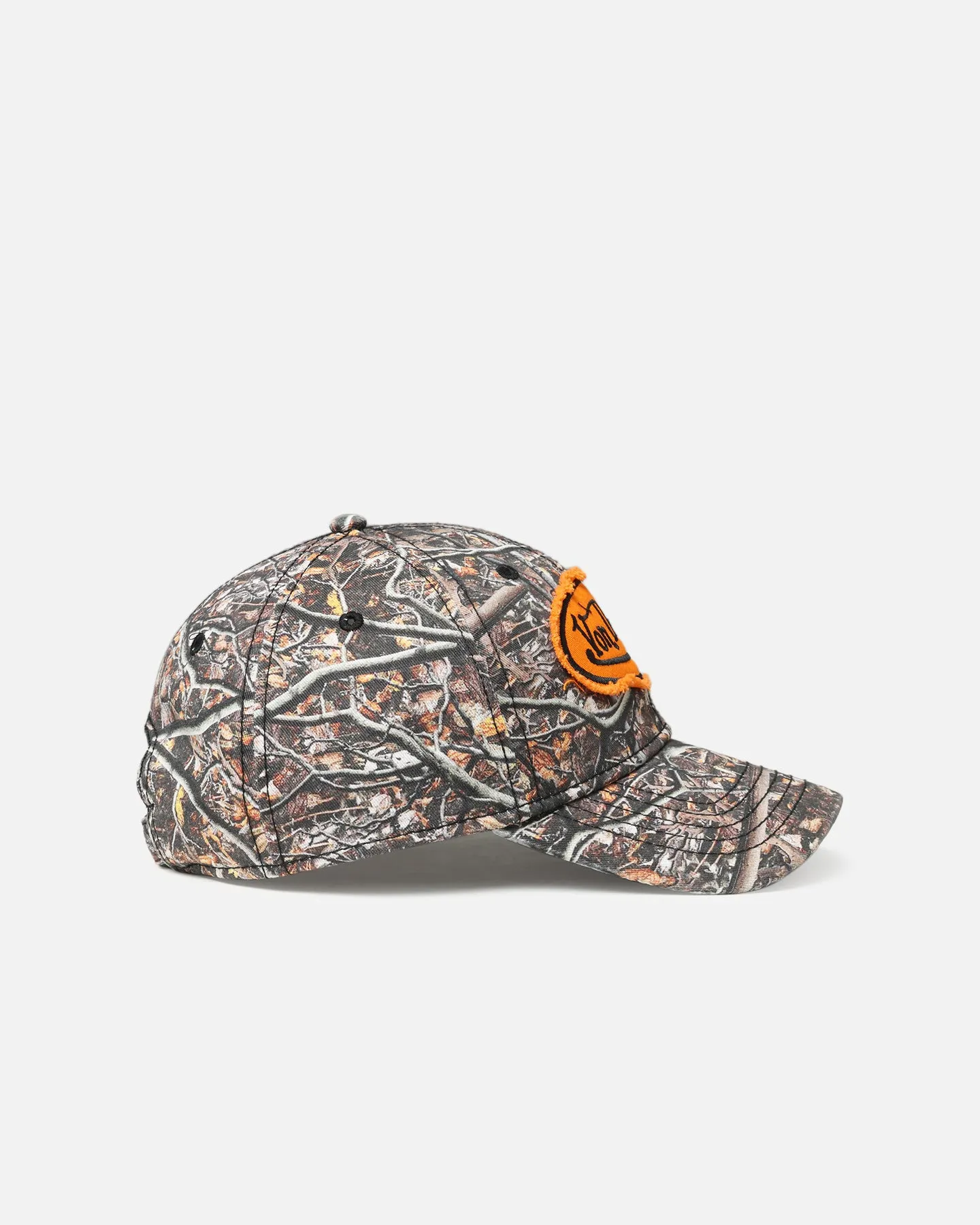 Von Dutch Woodcamo Dad Strapback Cap Camo/Orange sold by Culture Kings product image thumbnail 3