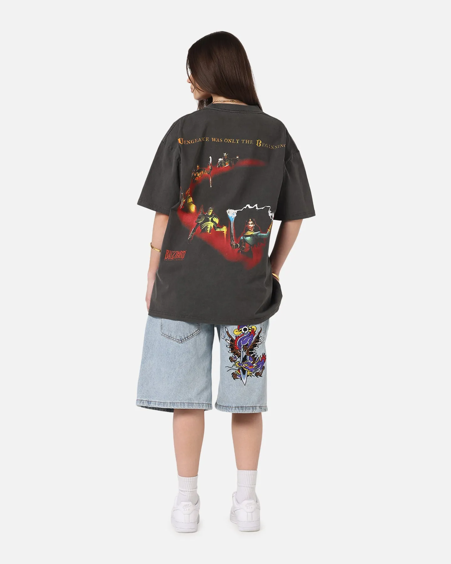 73Studio X Diablo Halloween Heroes Are Born Heavyweight T-Shirt Black Wash sold by Culture Kings product image thumbnail 4