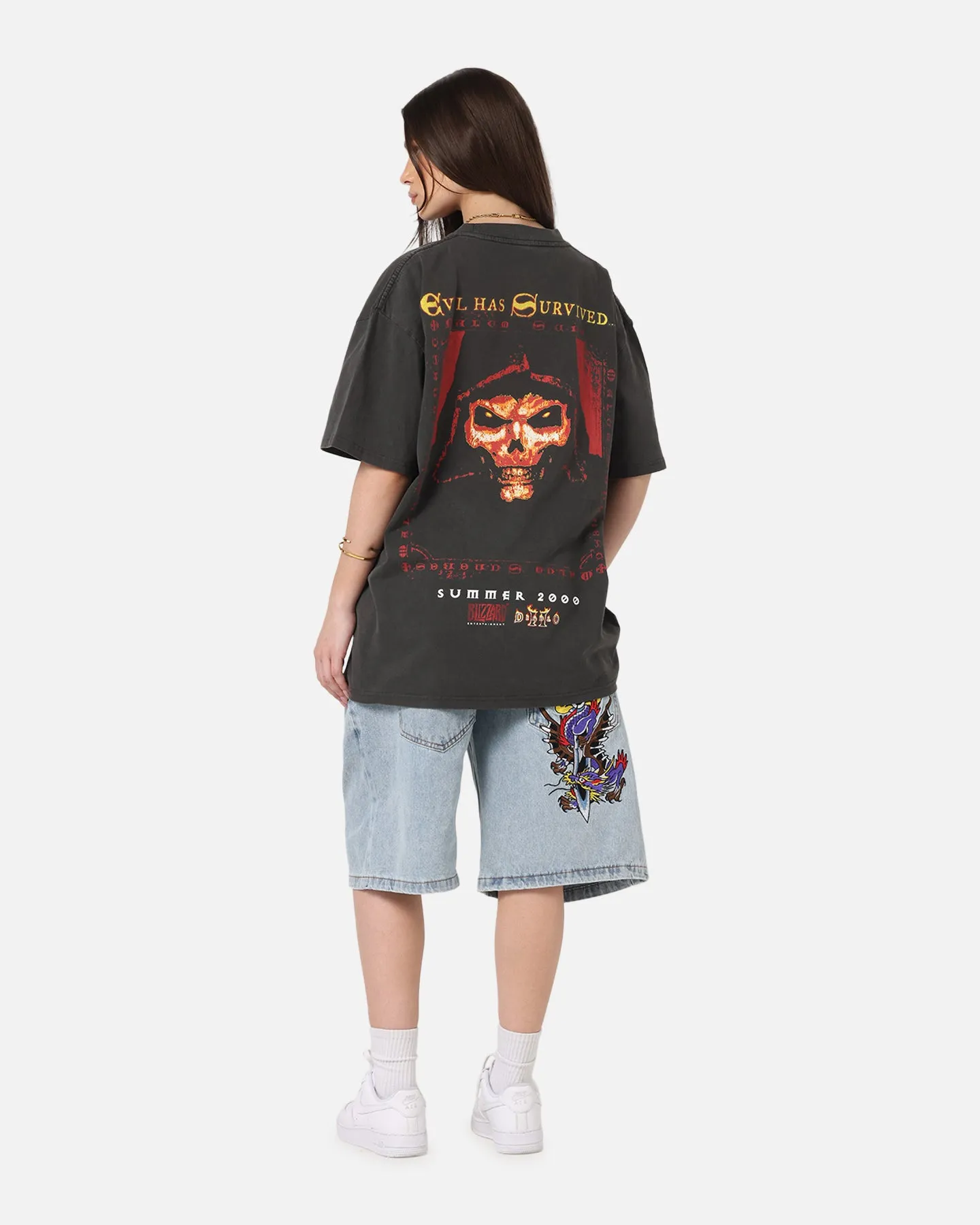 73Studio X Diablo Halloween Summer 2000 Vintage T-Shirt Black Wash sold by Culture Kings product image thumbnail 3