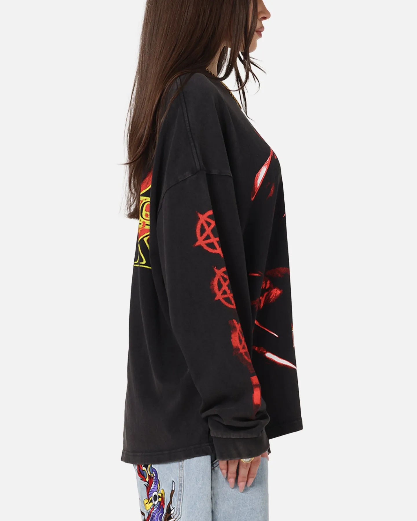 73Studio X Diablo Halloween Evil Is Coming Back Long Sleeve T-Shirt Vintage Black sold by Culture Kings product image thumbnail 5