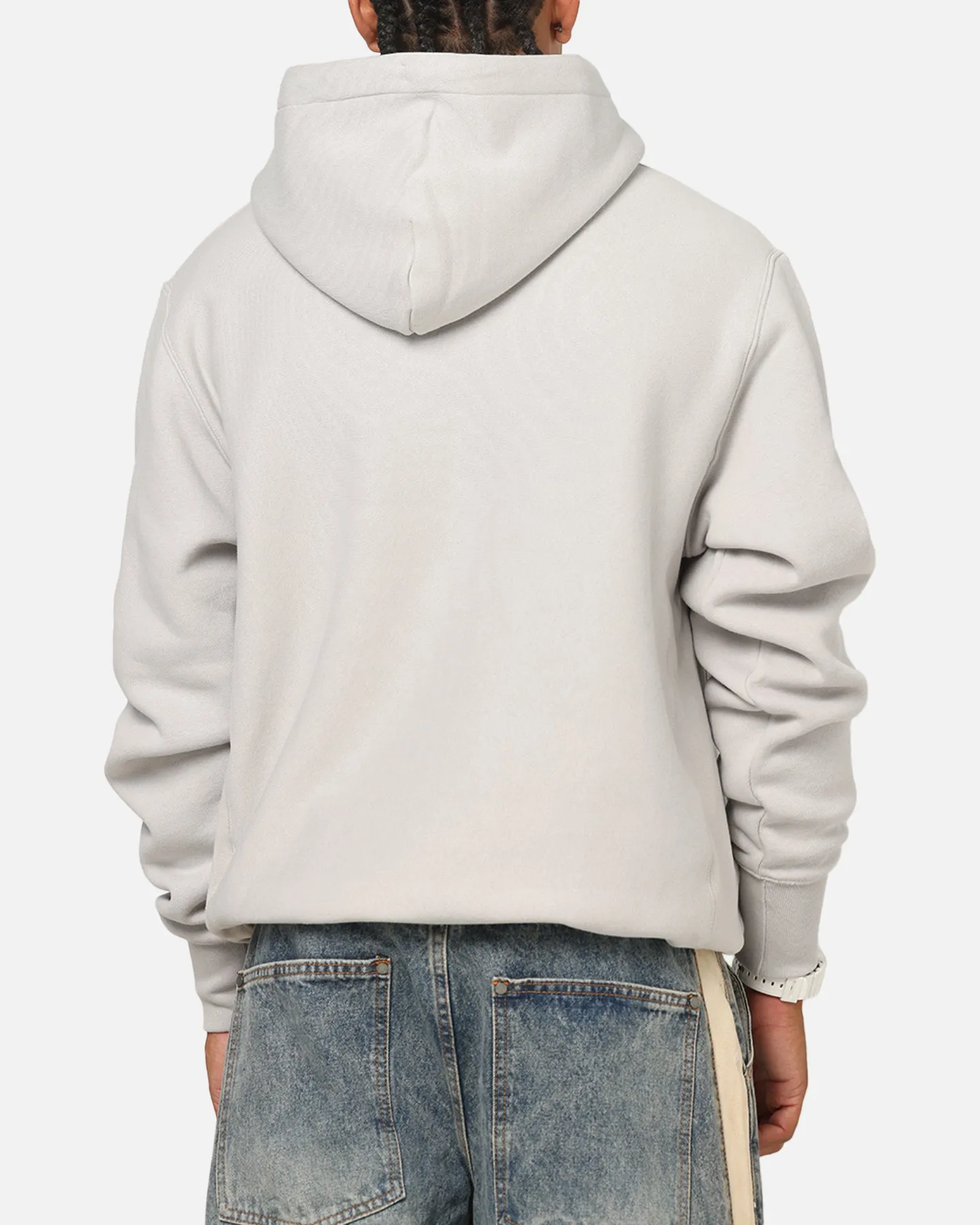 Champion Reverse Weave Small C Hoodie Grey sold by Culture Kings product image thumbnail 3