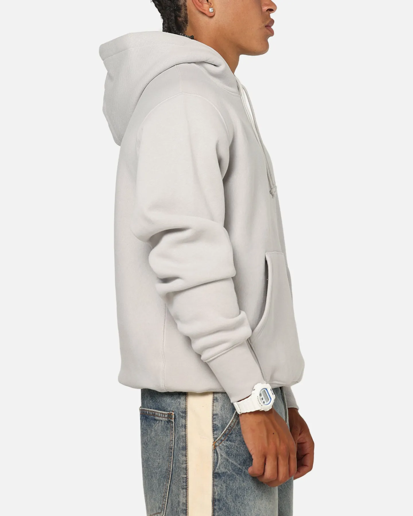 Champion Reverse Weave Small C Hoodie Grey sold by Culture Kings product image thumbnail 4