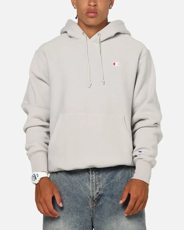 Champion Reverse Weave Small C Hoodie Grey sold by Culture Kings