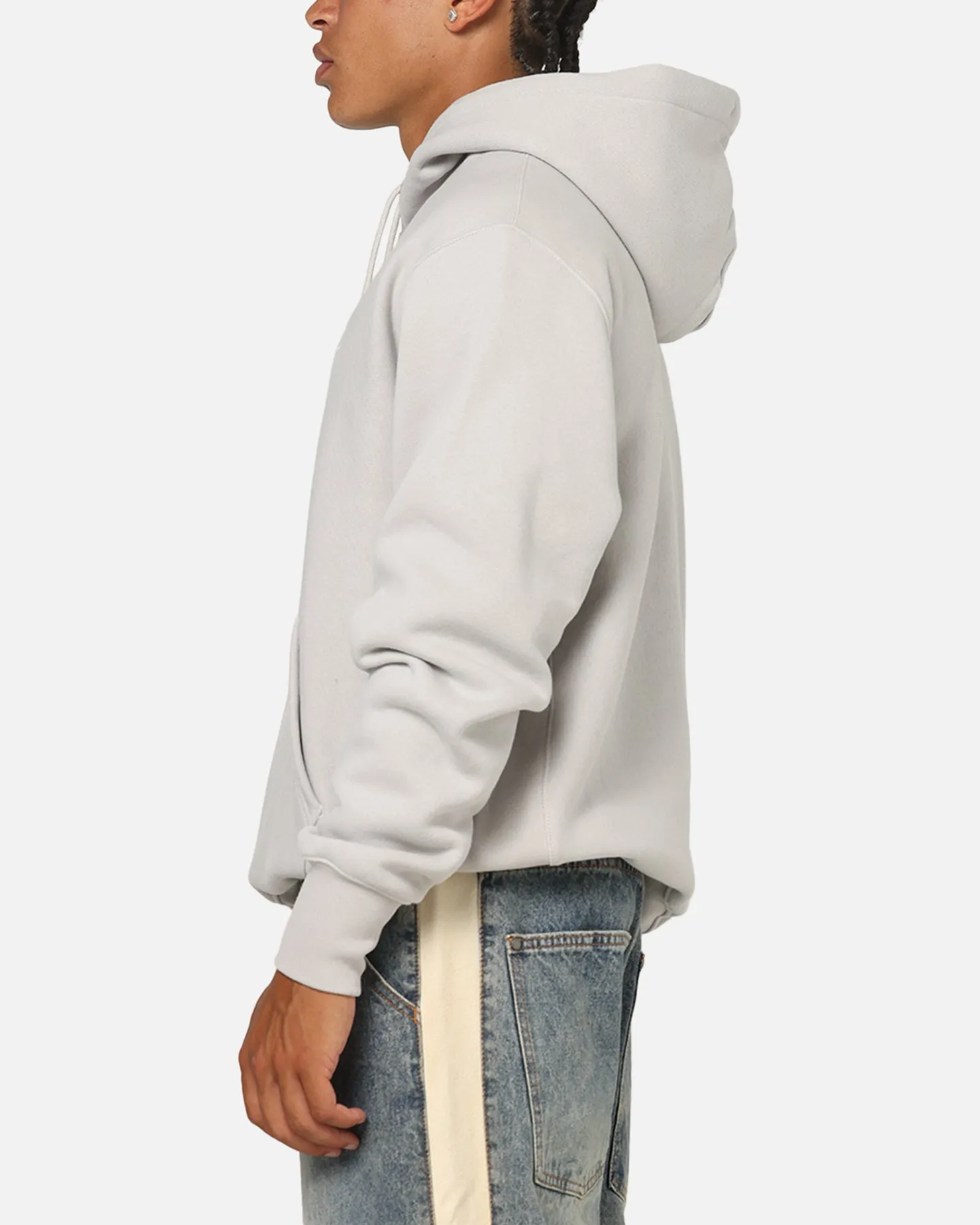 Champion Reverse Weave Small C Hoodie Grey sold by Culture Kings product image thumbnail 5