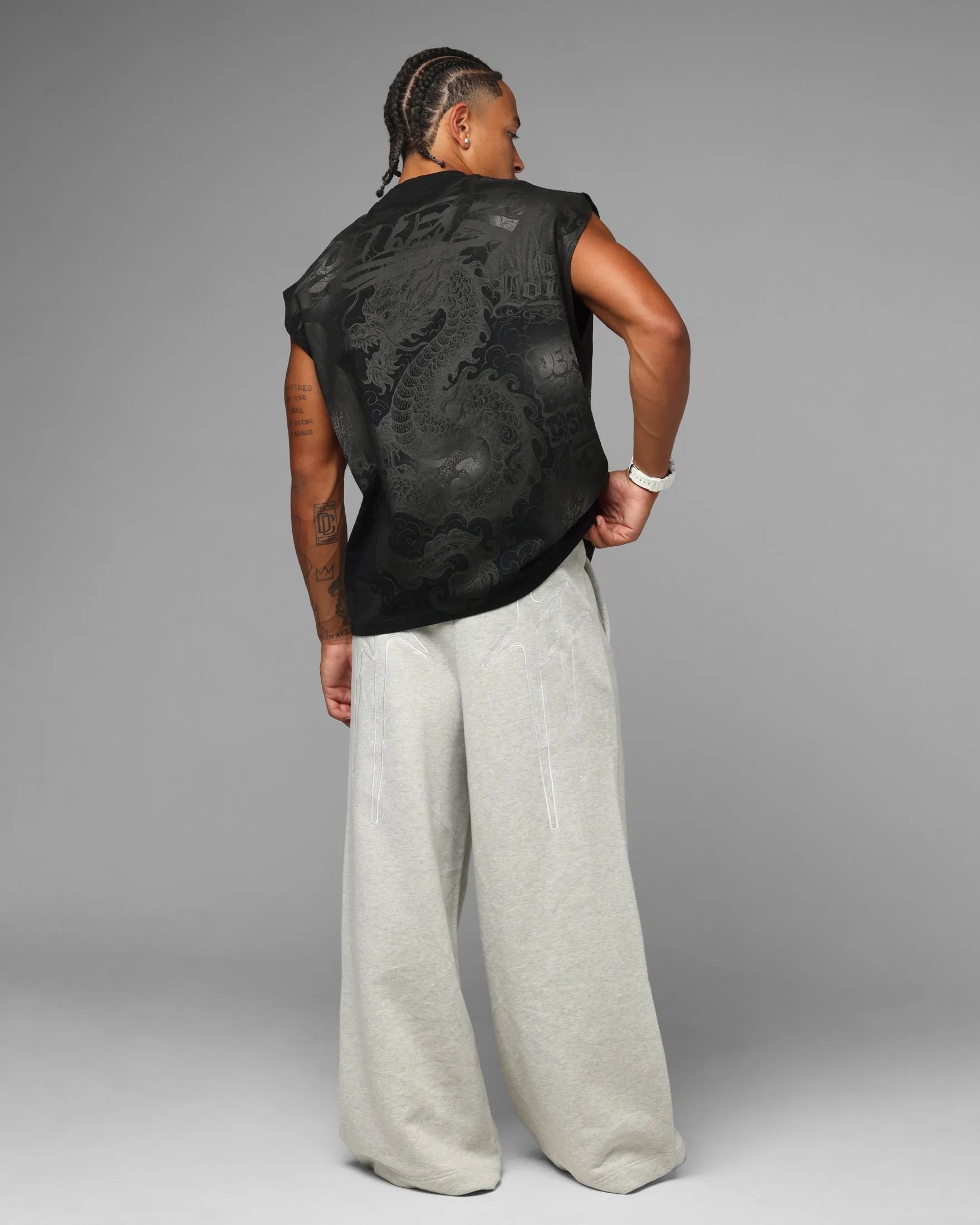 Loiter Sketch Book Muscle T-Shirt Black sold by Culture Kings product image thumbnail 4