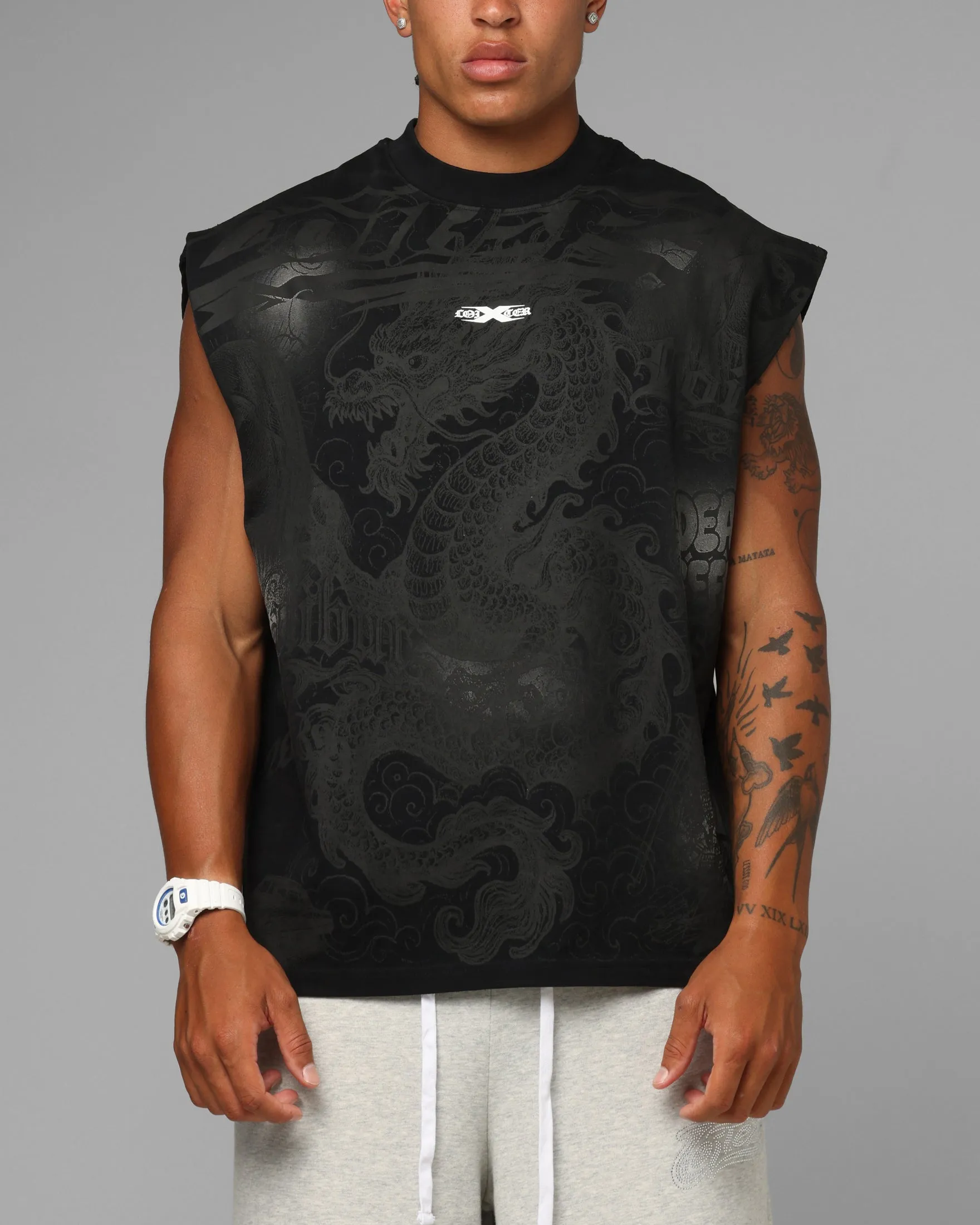 Loiter Sketch Book Muscle T-Shirt Black sold by Culture Kings